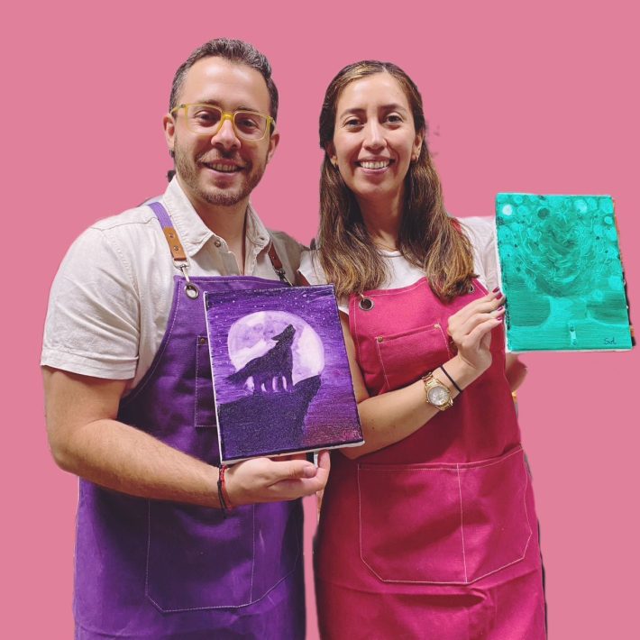 Pintura, Tarot y Vino